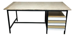 Desk with Tilting Top, 1960s