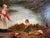 Impressionist Mid 20th Century Signed European Oil Painting Mid Century Genre Landscape Cottage Scene For Sale - Image 3 of 13