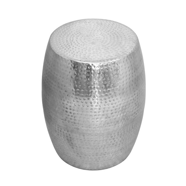 Modern Pasargad Home Eclipse Hand-Forged Side Table For Sale - Image 3 of 7