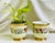 Vintage Hand-Painted Porcelain Cachepots, Floral With Gilt Rim - A Pair For Sale - Image 15 of 18