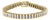 14K Yellow Gold 3.0 Cttw Princess Cut Quad Invisible Set Tennis Bracelet (H-I Color, SI1-SI2 Clarity) - 7” For Sale