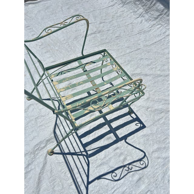 70s Midcentury Wrought Iron Club Chairs Craft For Sale In New York - Image 6 of 6