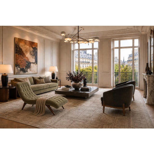 A refined expression of Brazilian Modernism from the 1950s, this sculptural chaise lounge embodies the period's pursuit of...