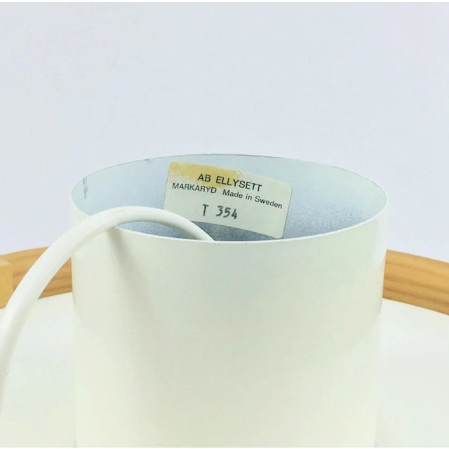 Mid-Century Modern Scandinavian Pine Model T 354 Pendant Light by Hans-Agne Jakobsson for Ellysett Markaryd, Sweden, 1960s For Sale - Image 11 of 12