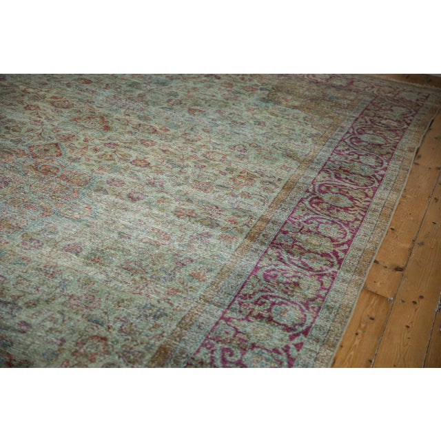 1950s Vintage Distressed Mahal Rug - 10' X 16' For Sale - Image 5 of 12