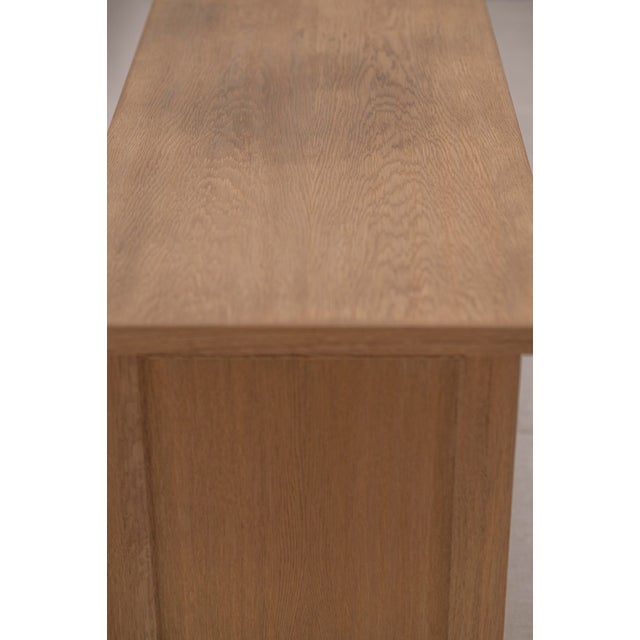 Wood Brutalist Architectural Oak Sideboard, 1970 For Sale - Image 7 of 18