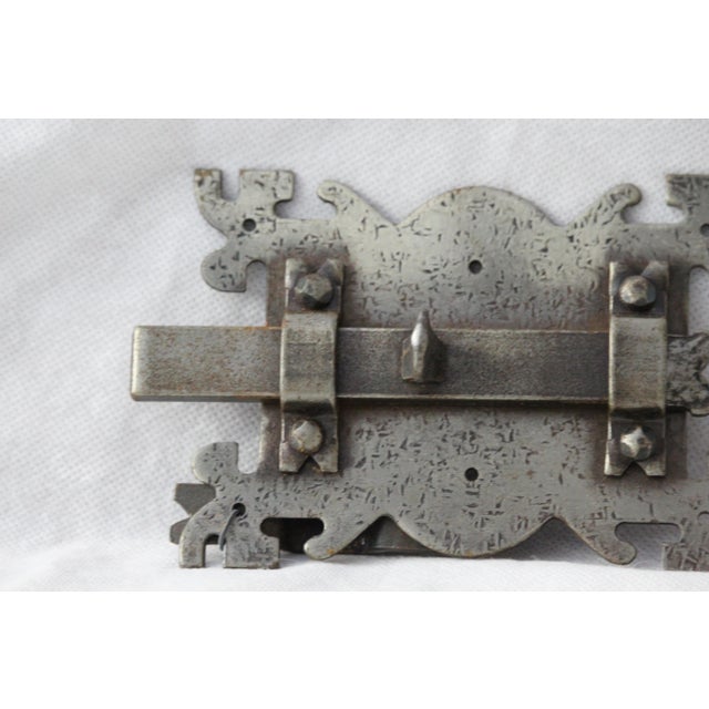Wrought Iron Door Lock, 1950s For Sale - Image 15 of 18