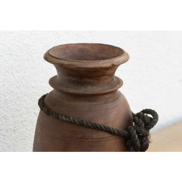 Antique Kitchen Wood Storage Vessel For Sale - Image 4 of 7