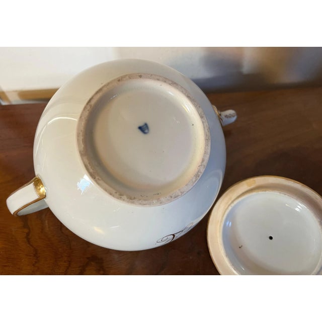 Antique Early 19th Century Vienna Porcelain Helmet Shape Tea Pot For Sale - Image 10 of 13
