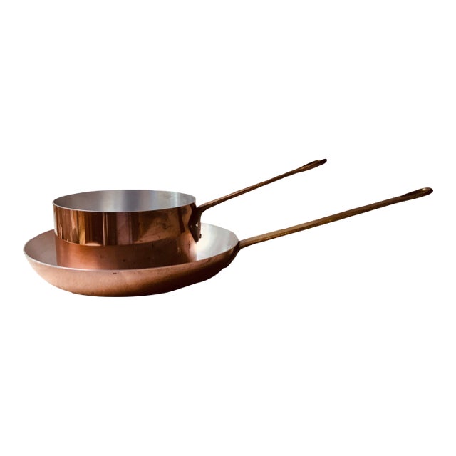 Centuria International La Belle French Copper Saucepan & Skillet For Sale