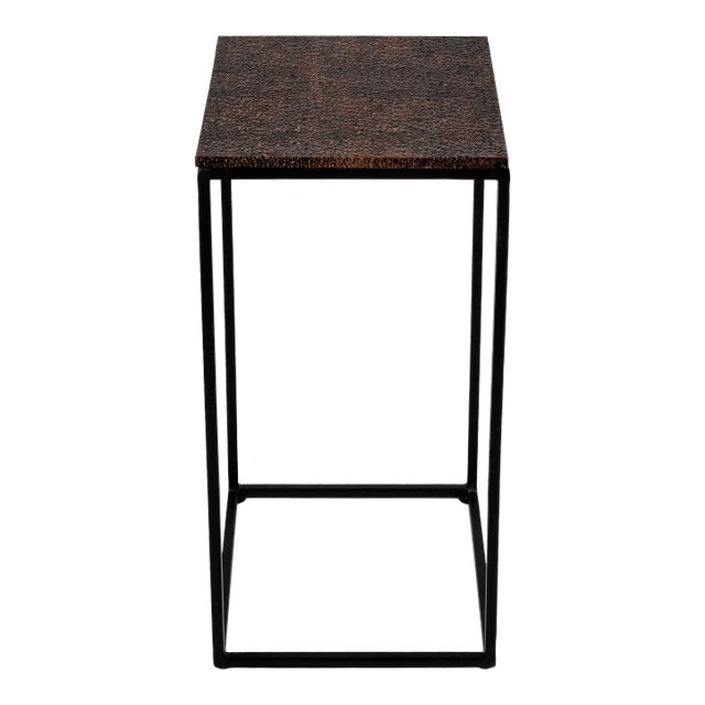 Lacrossa Top Accent Table, Bronze For Sale