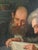 Alfonso Grassi, Elderly Readers, Mid-1900s, Oil Painting on Canvas, Framed For Sale - Image 5 of 16