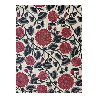 Jaipur by Peter Fasano 100% Linen 52" Wide in Color Ochre 2 1/2 Yards Fabric For Sale