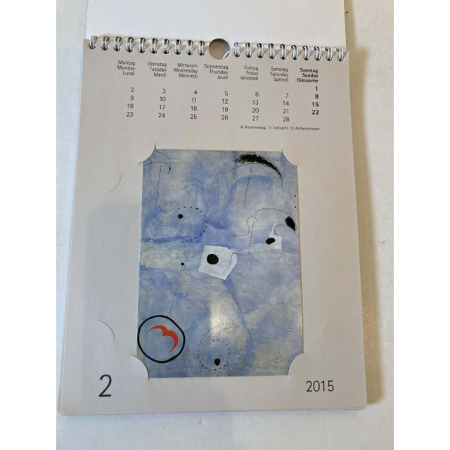 Joan Miró Inspired 2015 Calendar: Modern Paper Art Collectible For Sale - Image 14 of 17