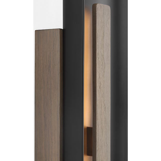 Anne-Marie Barton for Visual Comfort Signature Remi 18" Sconce in Matte Carbon and Warm Walnut For Sale - Image 10 of 15