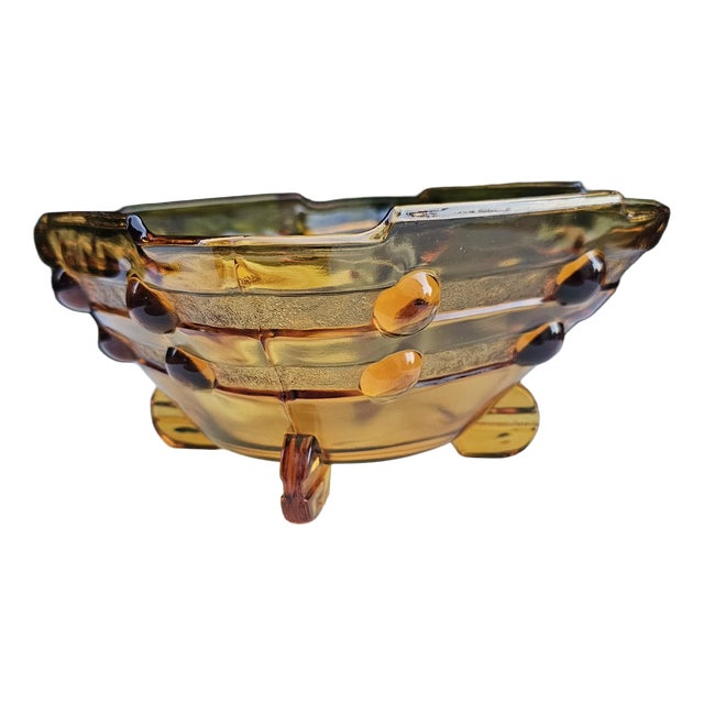 Vintage Art Deco Plate from Stölzle, 1930s For Sale