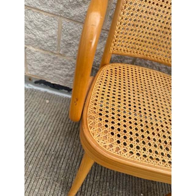 Wood A Pair of Mid Century Thonet Style Bentwood Prague Chairs Chairs For Sale - Image 7 of 9