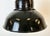Industrial Black Enamel Factory Lamp with Cast Iron Top from Elektrosvit, 1960s For Sale - Image 4 of 17