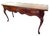 Late 20th Century Thomasville Solid Cherry Wood Queen Anne Console Table Made in North Carolina - Vintage Late 20th Century For Sale - Image 5 of 5