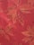 Vintage vine red embroidered tapestry silk pillow with feather down insert.
