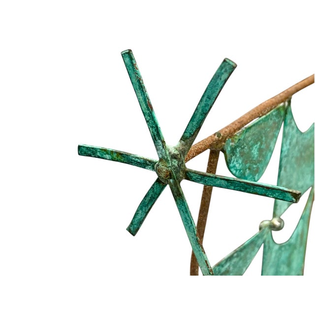 William Black, Abstract Sculpture, Late 1960s, Patinated Copper Alloy For Sale - Image 6 of 16