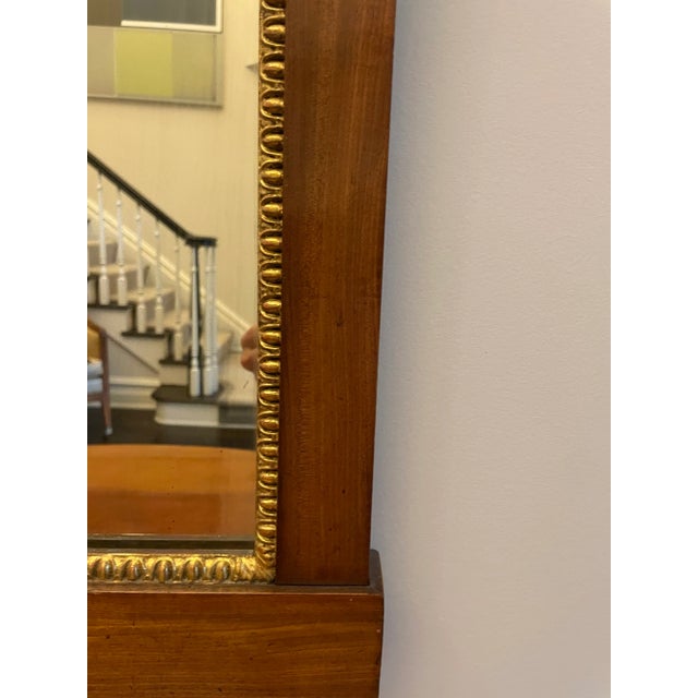 Auburn Early 19th Century Karl Johan Parcel Gilt Mahogany Mirror For Sale - Image 8 of 10