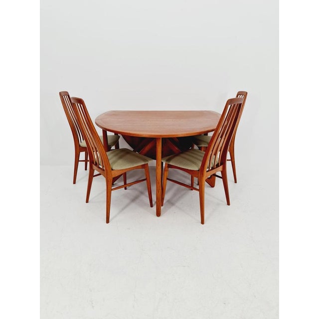 Mid-Century Modern Danish Drop Leaf Teak Dining Table from Niels Koefoed, 1960s For Sale - Image 13 of 18