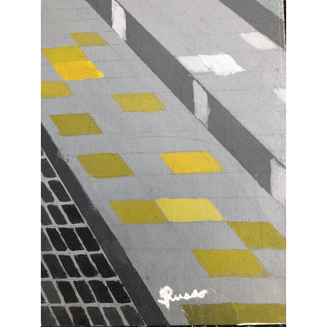 Original painting on stretched canvas 24 x 36 Signed lower right Unframed