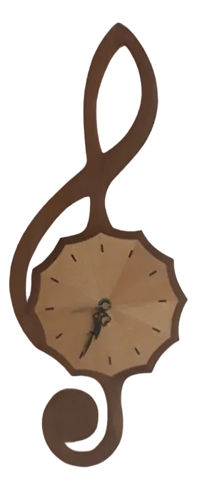 Vintage German Wall Clock from Selva, 1980s