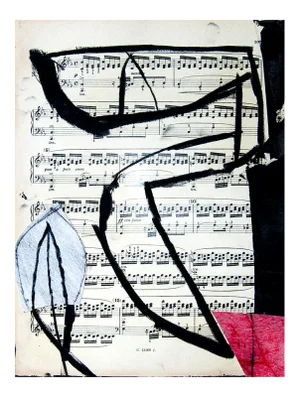 Untitled 4 - Original Mixed Media by T. Cascella - 2009 2009