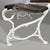 Art Deco Italian Wooden and White Cast Iron Bench, 1930s For Sale - Image 11 of 14