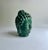 Mid 20th Century Vintage Pierced Glossy Green Glazed Ceramic Buddha Head For Sale - Image 5 of 16