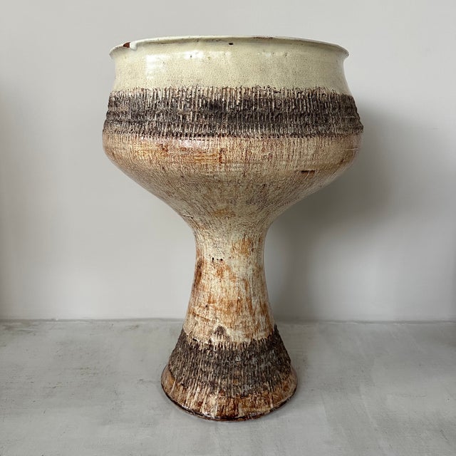 Vintage Ceramic Flowerpot by Magda Szemlér, 1970s For Sale - Image 6 of 8