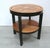 Art Deco German Sidetable Round with Veneer Inlay, 1930s For Sale - Image 4 of 6