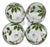 Traditional 4 Wine Glasses Hand Painted Christmas Holiday Holly Berry For Sale - Image 3 of 4