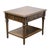 DREXEL FURNITURE Bookmatched Walnut Italian Mediterranean Style 20" Accent End Table 21" High 20" Wide 26" Deep We...