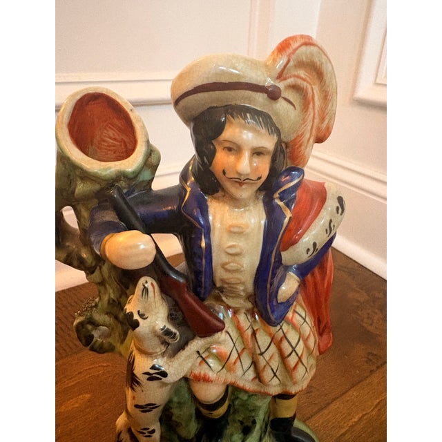 Ceramic Vintage Highlander Ceramic Spill Vase For Sale - Image 7 of 12