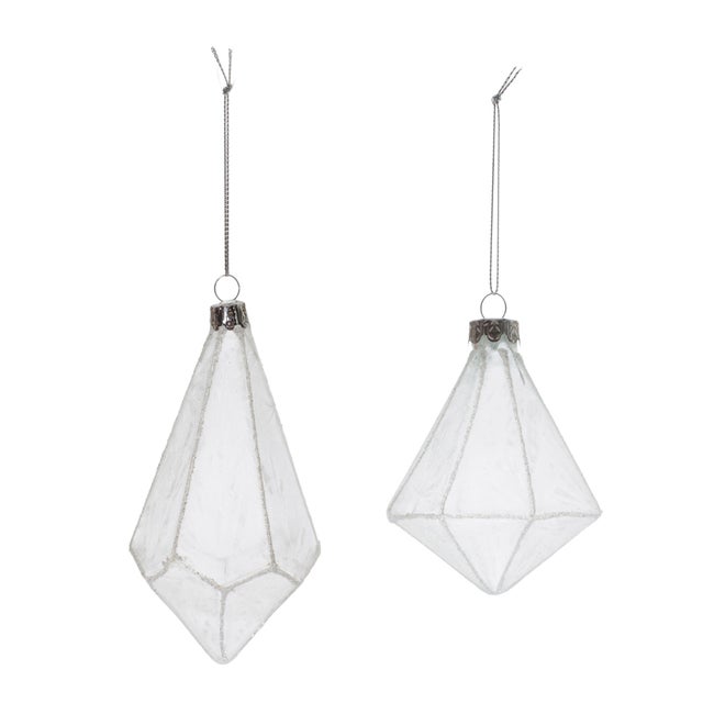 Transform your holiday decor with these beautiful Frosted Glass Drop Ornaments. This collection features charming designs,...