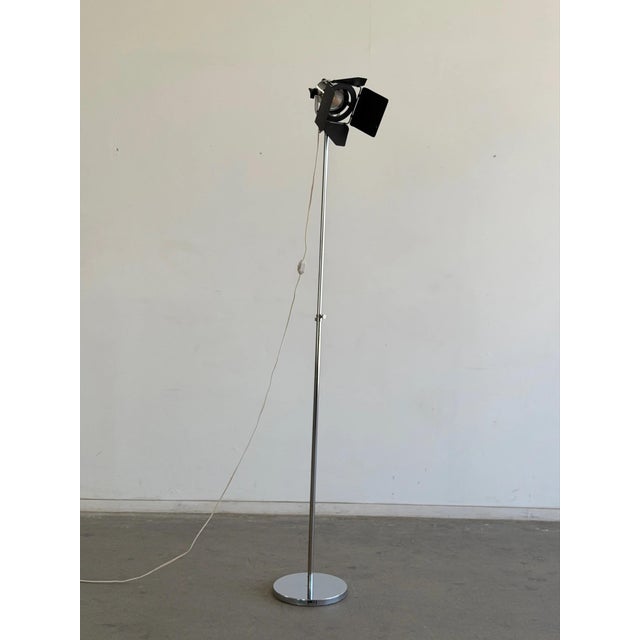 Vintage Berkey Film Spotlight Floor Lamp For Sale In Los Angeles - Image 6 of 12