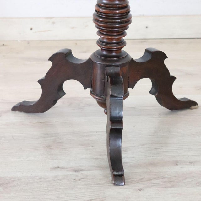 Antique Gueridon Table in Walnut, 1800s For Sale - Image 3 of 9
