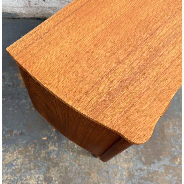 Mid 20th Century Danish Modern Teak 3 Drawer Commode, 1960's For Sale - Image 5 of 9