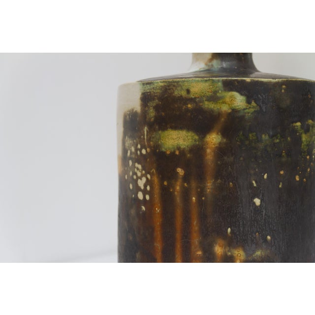 Mid-Century Modern Danish Stoneware Table Lamp, 1960s For Sale - Image 12 of 18