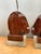 Vintage Carved Wood Horse Lamps on Lucite Base - A Pair For Sale - Image 11 of 17