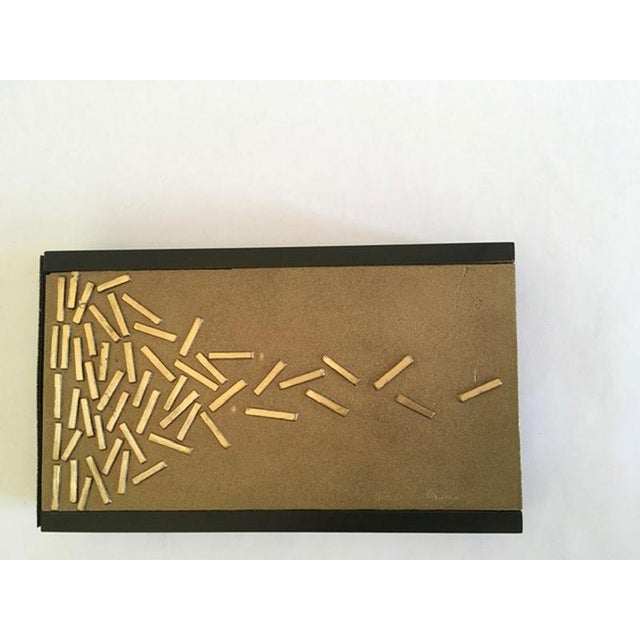 Vintage Italian Bronze Abstract Sculpture by Beppe Bonetti, 1990 For Sale - Image 6 of 18