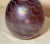 Purple Original 1996 Hand Blown Aurene Iridescent Rick Strini Pulled Wave Glass Vase For Sale - Image 8 of 13