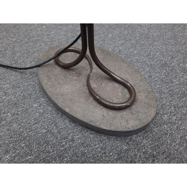 Brown Brass Dona Floor Lamp by Florian Schulz, 1979 For Sale - Image 8 of 11