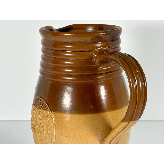 Royal Doulton Antique Doulton Lambeth Stoneware Pitcher: 1893 World's Fair Columbian Exposition For Sale - Image 4 of 10