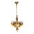 Chain Drop Aztec Gold 1920s Chandelier With Original Finish #2607 For Sale
