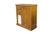 Victorian Antique American Victorian Quartersawn Oak 2 Drawer Console Cabinet Cupboard 31" For Sale - Image 3 of 17