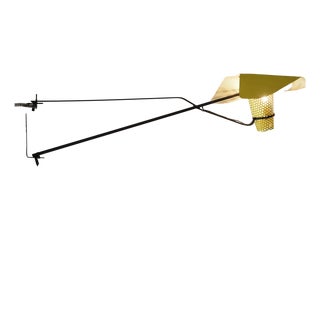 Model 128 Wall Light by Jacques Biny for Luminalité, 1950s For Sale